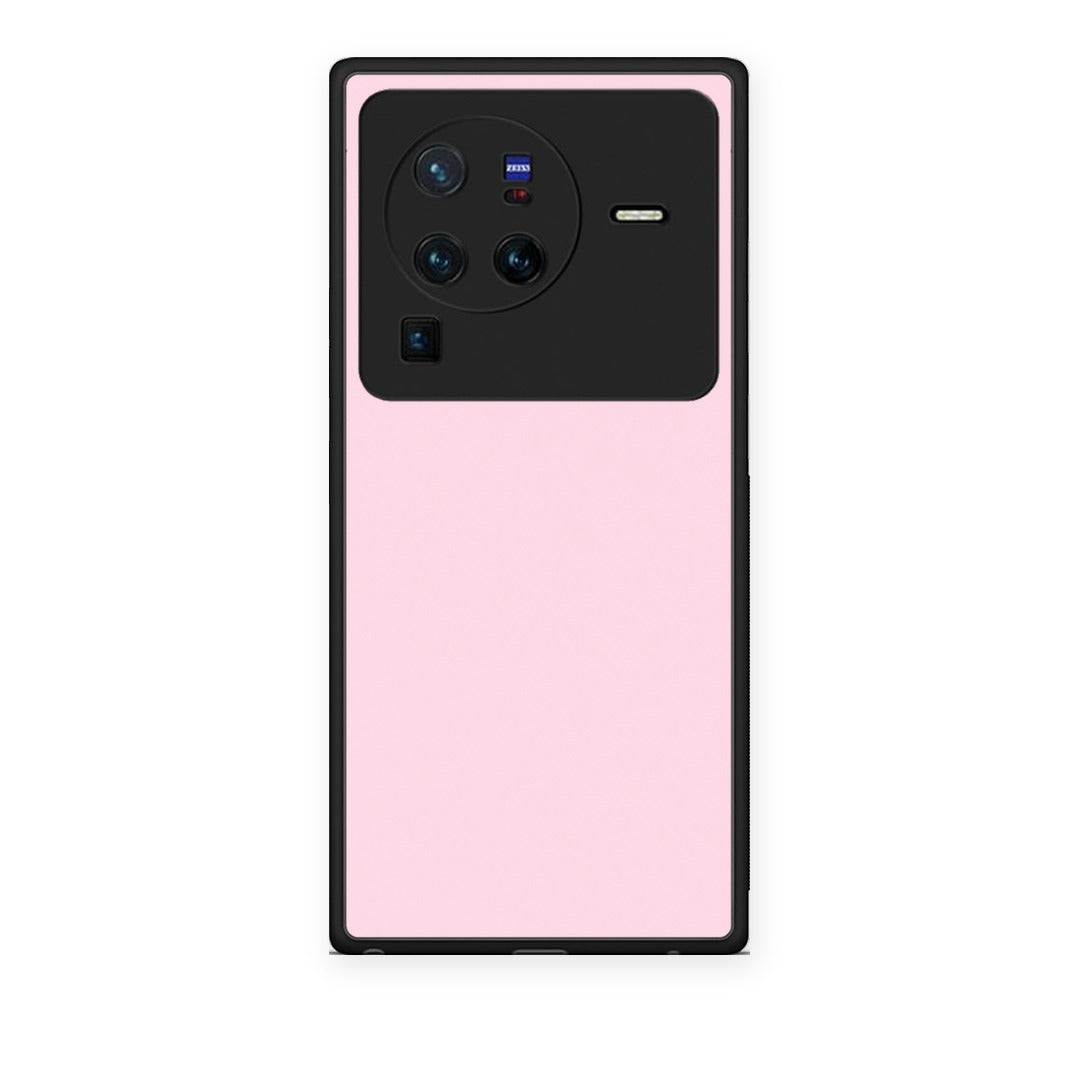 Θήκη Vivo X80 Pro 5G Pale Pink από τη Smartfits με σχέδιο στο πίσω μέρος και μαύρο περίβλημα | Vivo X80 Pro 5G Pale Pink case with colorful back and black bezels
