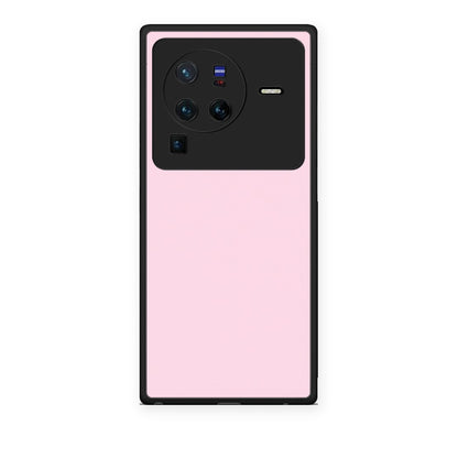 Θήκη Vivo X80 Pro 5G Pale Pink από τη Smartfits με σχέδιο στο πίσω μέρος και μαύρο περίβλημα | Vivo X80 Pro 5G Pale Pink case with colorful back and black bezels
