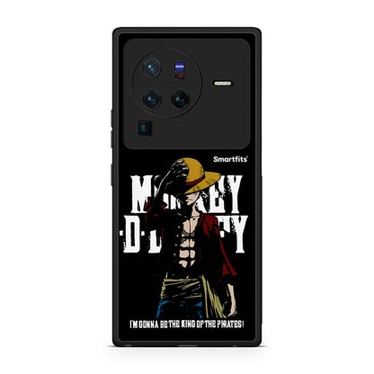 Vivo X80 Pro 5G Pirate King θήκη από τη Smartfits με σχέδιο στο πίσω μέρος και μαύρο περίβλημα | Smartphone case with colorful back and black bezels by Smartfits