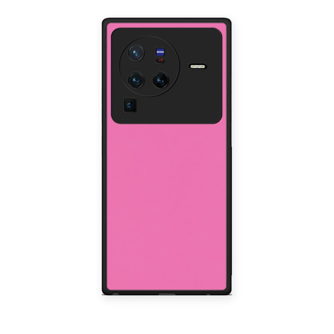 Θήκη Vivo X80 Pro 5G Rose Pink από τη Smartfits με σχέδιο στο πίσω μέρος και μαύρο περίβλημα | Vivo X80 Pro 5G Rose Pink case with colorful back and black bezels