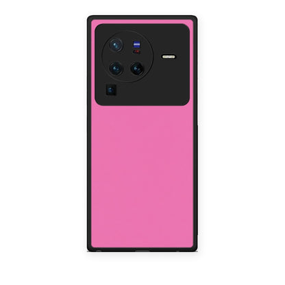 Θήκη Vivo X80 Pro 5G Rose Pink από τη Smartfits με σχέδιο στο πίσω μέρος και μαύρο περίβλημα | Vivo X80 Pro 5G Rose Pink case with colorful back and black bezels