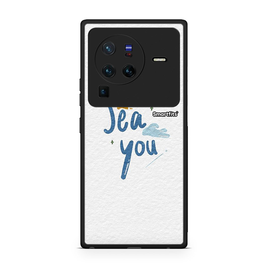 Vivo X80 Pro 5G Sea You Θήκη από τη Smartfits με σχέδιο στο πίσω μέρος και μαύρο περίβλημα | Smartphone case with colorful back and black bezels by Smartfits