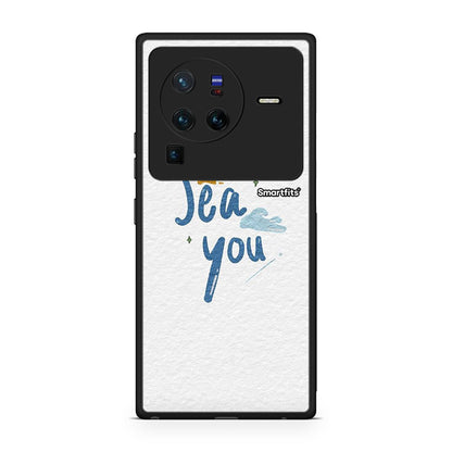 Vivo X80 Pro 5G Sea You Θήκη από τη Smartfits με σχέδιο στο πίσω μέρος και μαύρο περίβλημα | Smartphone case with colorful back and black bezels by Smartfits