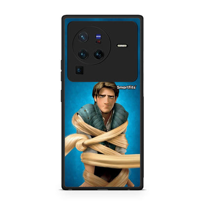 Vivo X80 Pro 5G Tangled 1 Θήκη Αγίου Βαλεντίνου από τη Smartfits με σχέδιο στο πίσω μέρος και μαύρο περίβλημα | Smartphone case with colorful back and black bezels by Smartfits