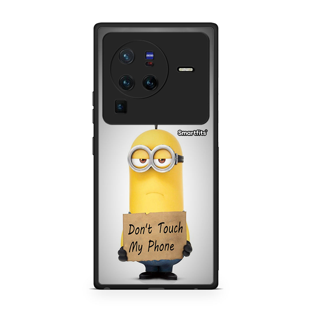 4 - Vivo X80 Pro 5G Minion Text case, cover, bumper