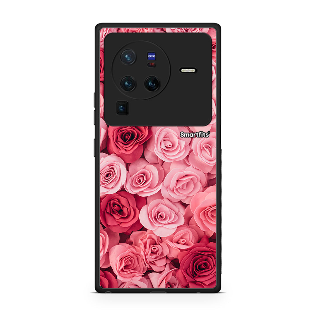 4 - Vivo X80 Pro 5G RoseGarden Valentine case, cover, bumper