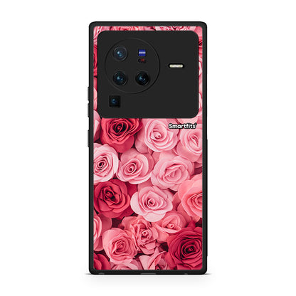 4 - Vivo X80 Pro 5G RoseGarden Valentine case, cover, bumper