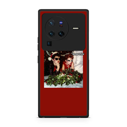 Vivo X80 Pro 5G Waiting For Xmas θήκη από τη Smartfits με σχέδιο στο πίσω μέρος και μαύρο περίβλημα | Smartphone case with colorful back and black bezels by Smartfits