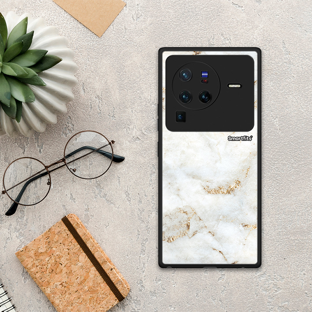 White Gold Marble - Vivo X80 Pro 5G θήκη