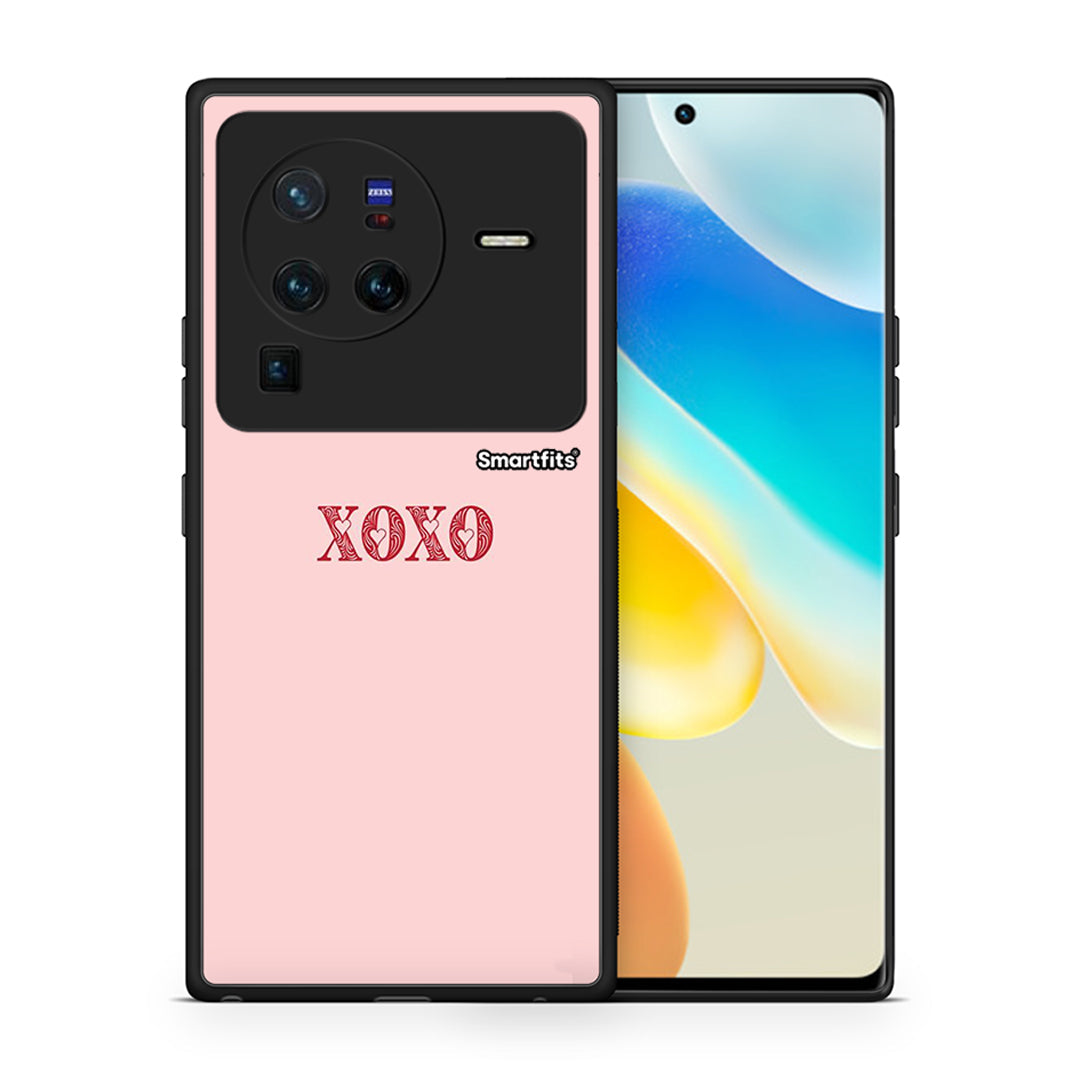 Θήκη Vivo X80 Pro 5G XOXO Love από τη Smartfits με σχέδιο στο πίσω μέρος και μαύρο περίβλημα | Vivo X80 Pro 5G XOXO Love case with colorful back and black bezels