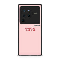 Thumbnail for Vivo X80 Pro 5G XOXO Love θήκη από τη Smartfits με σχέδιο στο πίσω μέρος και μαύρο περίβλημα | Smartphone case with colorful back and black bezels by Smartfits