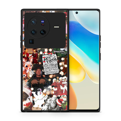 Θήκη Vivo X80 Pro 5G Xmas Movies από τη Smartfits με σχέδιο στο πίσω μέρος και μαύρο περίβλημα | Vivo X80 Pro 5G Xmas Movies case with colorful back and black bezels