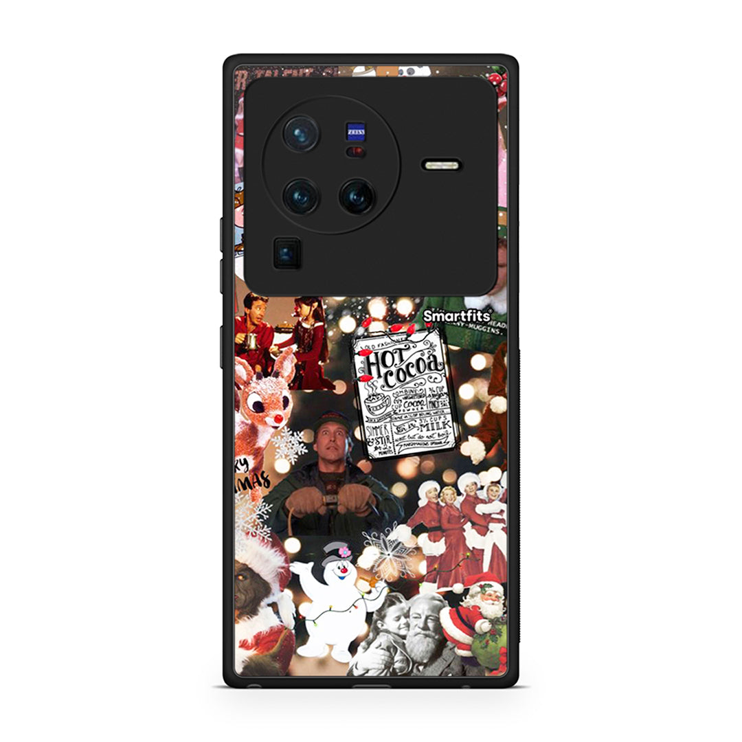 Vivo X80 Pro 5G Xmas Movies θήκη από τη Smartfits με σχέδιο στο πίσω μέρος και μαύρο περίβλημα | Smartphone case with colorful back and black bezels by Smartfits