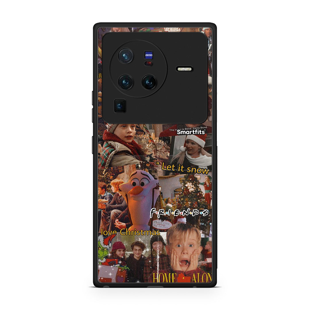 Vivo X80 Pro 5G Xmas Wishes θήκη από τη Smartfits με σχέδιο στο πίσω μέρος και μαύρο περίβλημα | Smartphone case with colorful back and black bezels by Smartfits