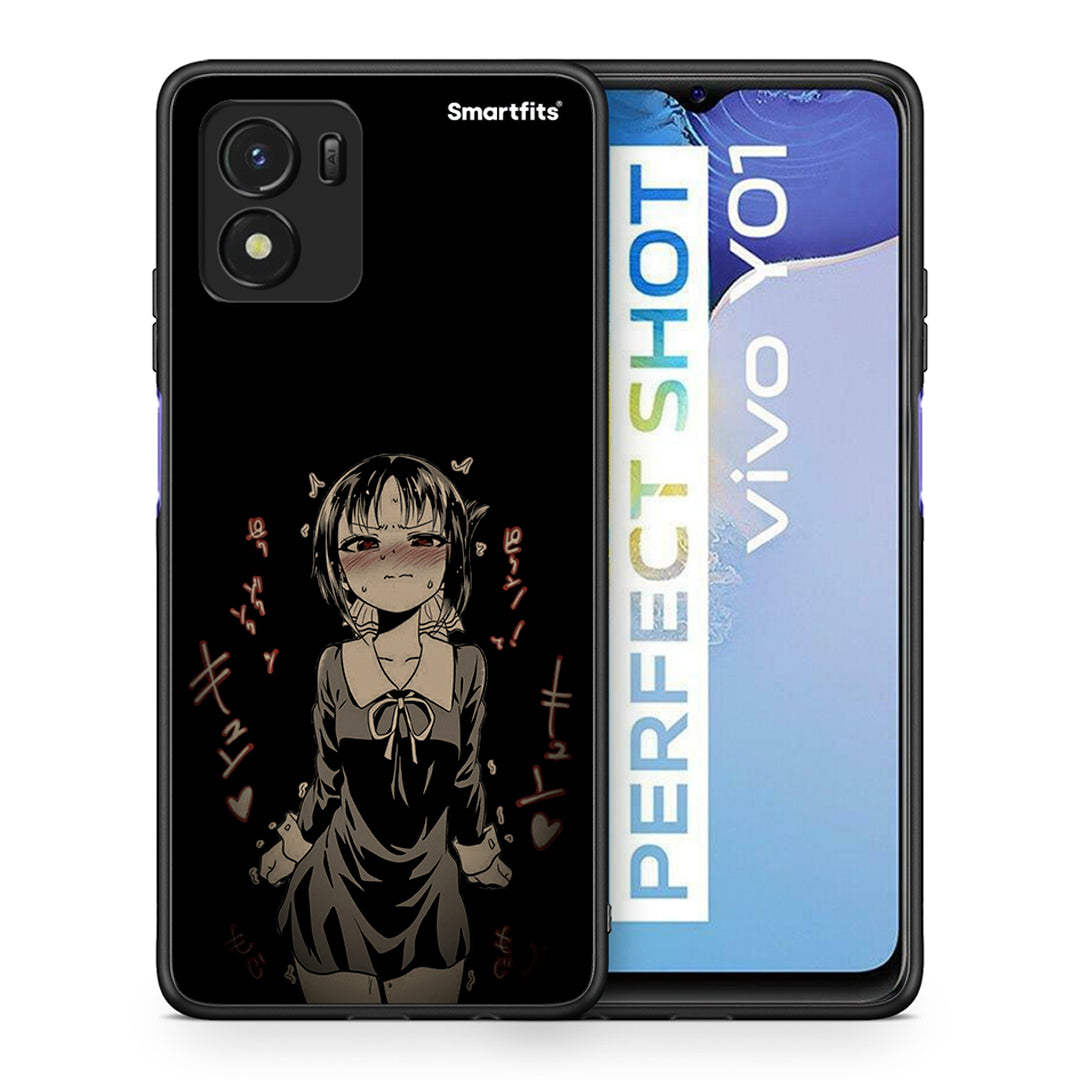 Θήκη Vivo Y01 / Y15s Anime Girl από τη Smartfits με σχέδιο στο πίσω μέρος και μαύρο περίβλημα | Vivo Y01 / Y15s Anime Girl case with colorful back and black bezels