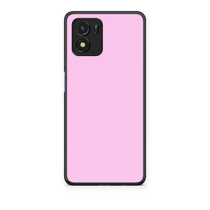 Θήκη Vivo Y01 / Y15s Cotton Candy Pink από τη Smartfits με σχέδιο στο πίσω μέρος και μαύρο περίβλημα | Vivo Y01 / Y15s Cotton Candy Pink case with colorful back and black bezels