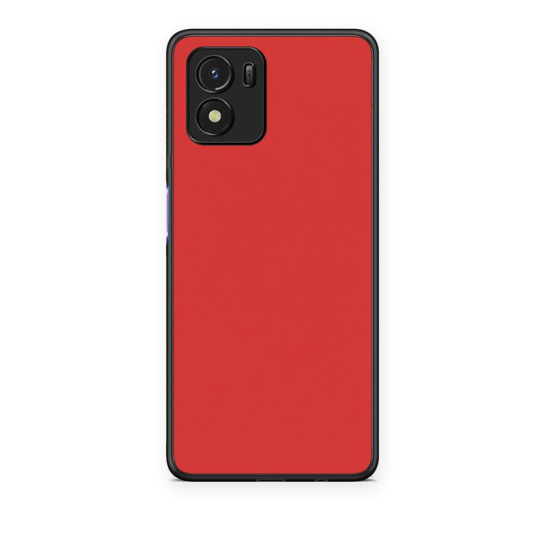 Θήκη Vivo Y01 / Y15s Poppy Red από τη Smartfits με σχέδιο στο πίσω μέρος και μαύρο περίβλημα | Vivo Y01 / Y15s Poppy Red case with colorful back and black bezels