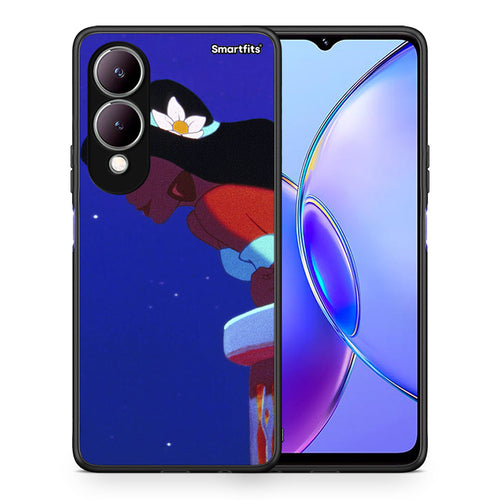 Θήκη Vivo Y17s Alladin And Jasmine Love 2 από τη Smartfits με σχέδιο στο πίσω μέρος και μαύρο περίβλημα | Vivo Y17s Alladin And Jasmine Love 2 case with colorful back and black bezels