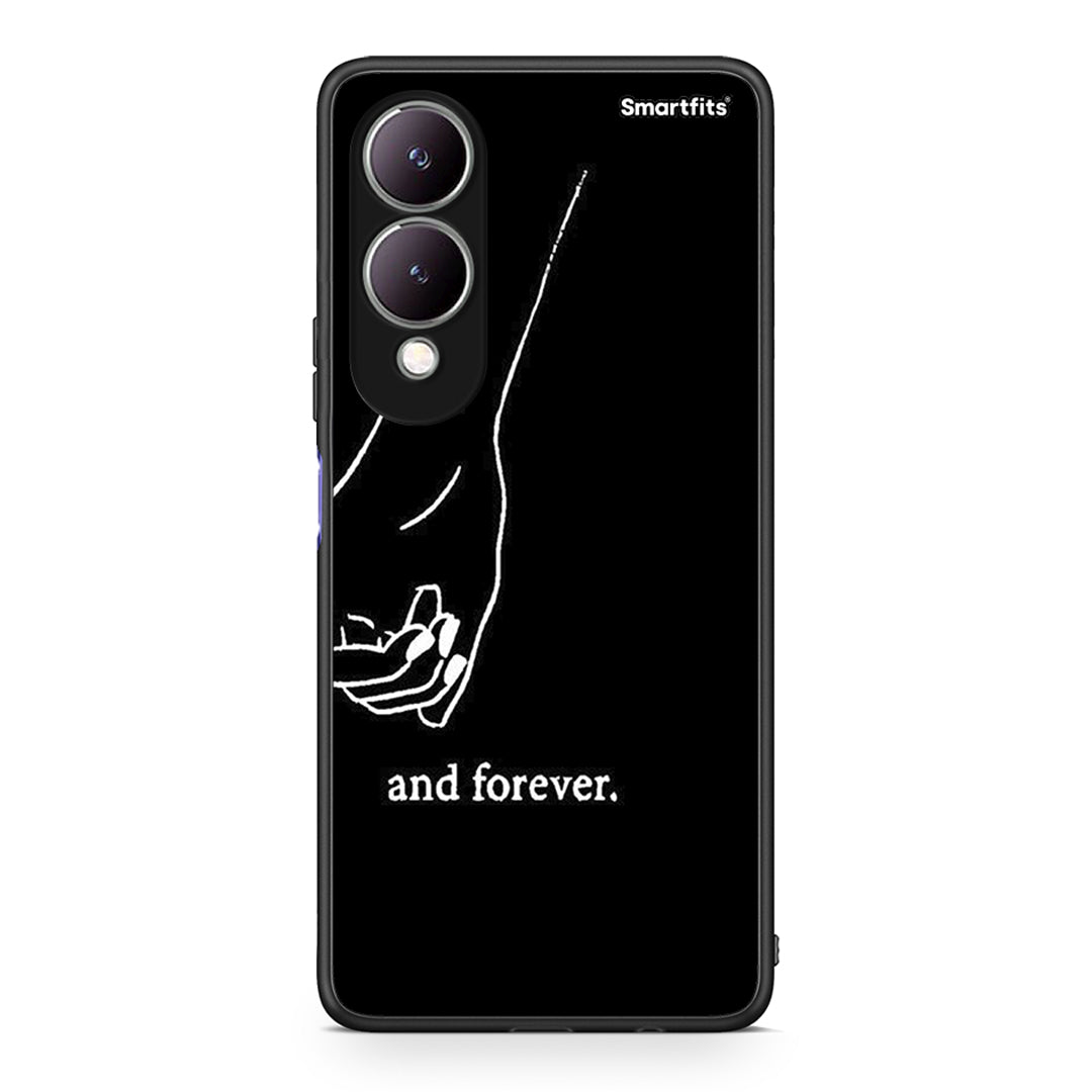 Vivo Y17s Always & Forever 2 Θήκη Αγίου Βαλεντίνου από τη Smartfits με σχέδιο στο πίσω μέρος και μαύρο περίβλημα | Smartphone case with colorful back and black bezels by Smartfits