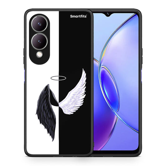 Θήκη Vivo Y17s Angels Demons από τη Smartfits με σχέδιο στο πίσω μέρος και μαύρο περίβλημα | Vivo Y17s Angels Demons case with colorful back and black bezels
