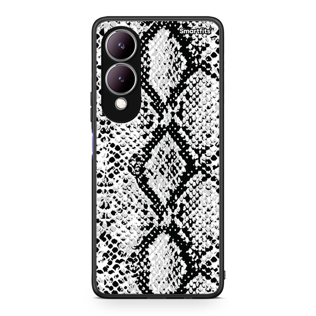 24 - Vivo Y17s White Snake Animal case, cover, bumper