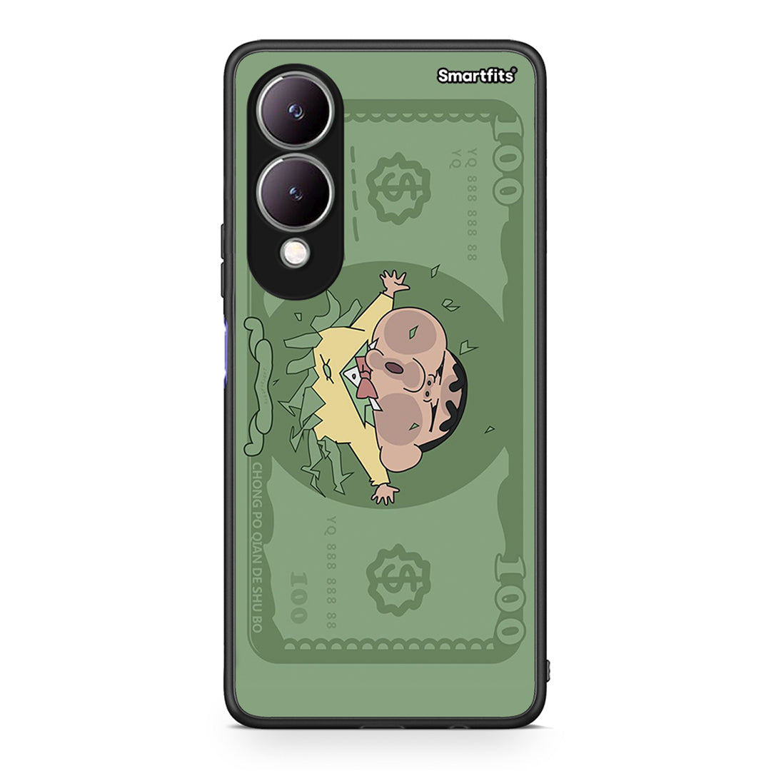 Vivo Y17s Big Money Θήκη Αγίου Βαλεντίνου από τη Smartfits με σχέδιο στο πίσω μέρος και μαύρο περίβλημα | Smartphone case with colorful back and black bezels by Smartfits