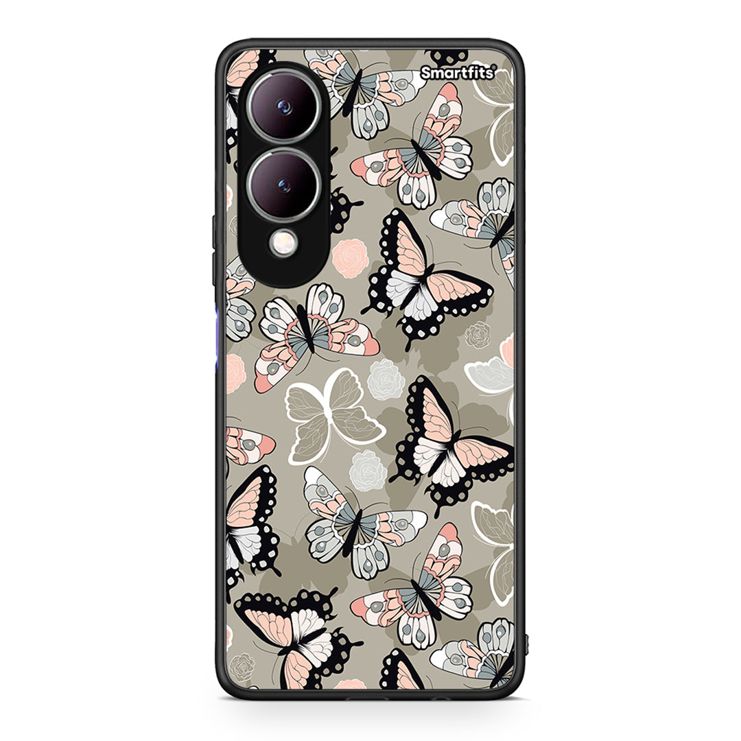 135 - Vivo Y17s Butterflies Boho case, cover, bumper