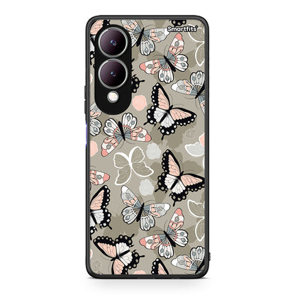 135 - Vivo Y17s Butterflies Boho case, cover, bumper
