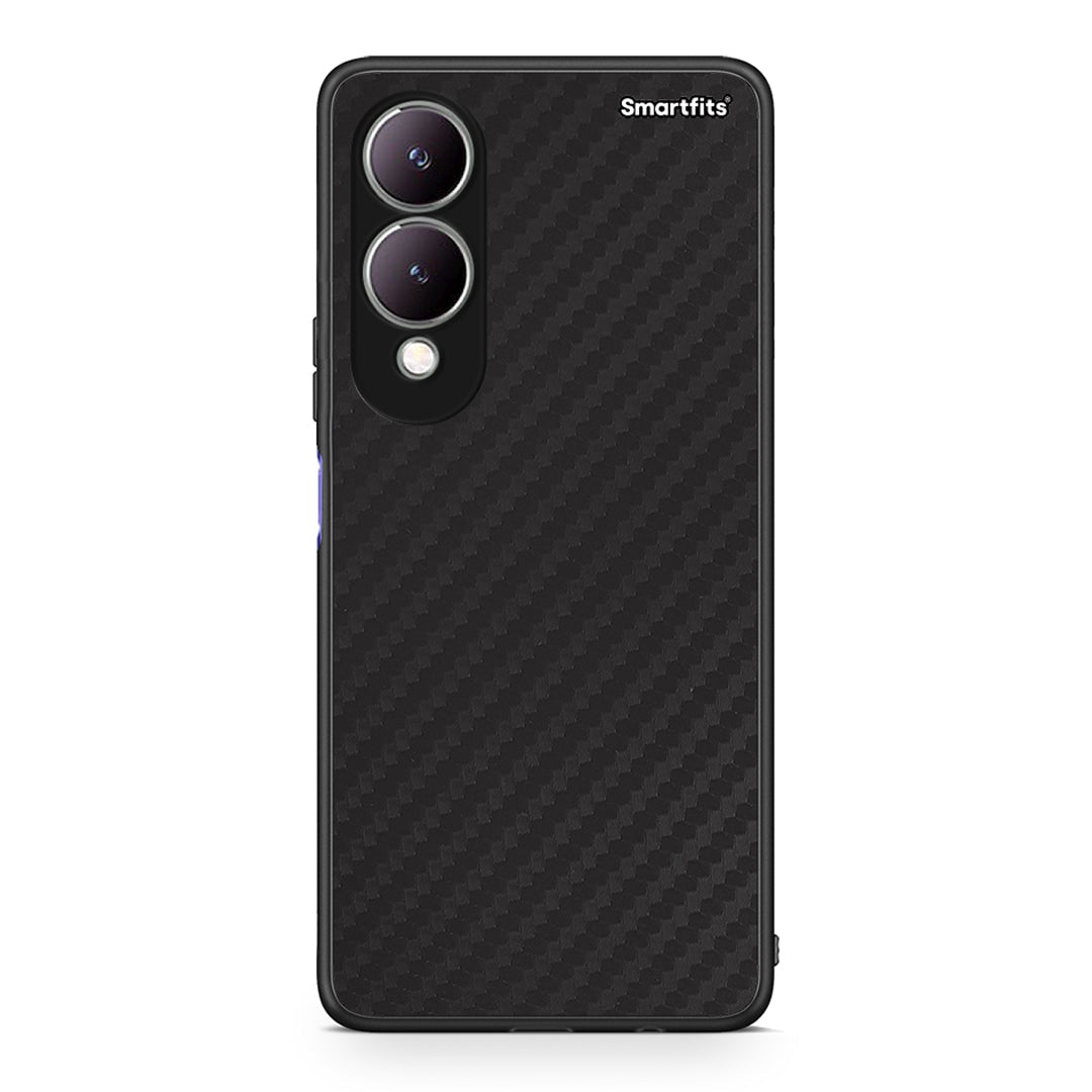 Vivo Y17s Carbon Black θήκη από τη Smartfits με σχέδιο στο πίσω μέρος και μαύρο περίβλημα | Smartphone case with colorful back and black bezels by Smartfits