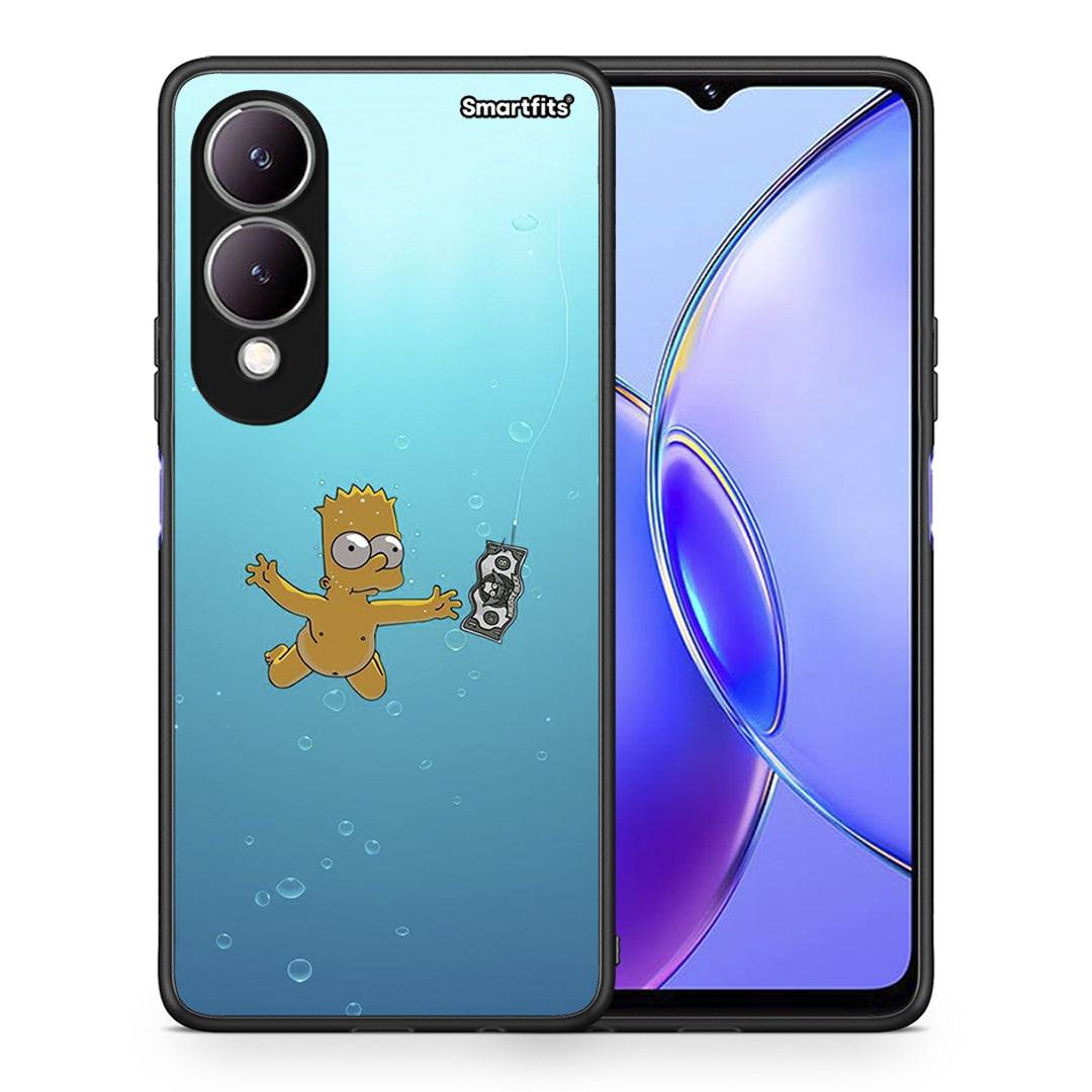 Θήκη Vivo Y17s Chasing Money από τη Smartfits με σχέδιο στο πίσω μέρος και μαύρο περίβλημα | Vivo Y17s Chasing Money case with colorful back and black bezels