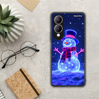 Thumbnail for Christmas Neon Snowman - Vivo Y17s θήκη