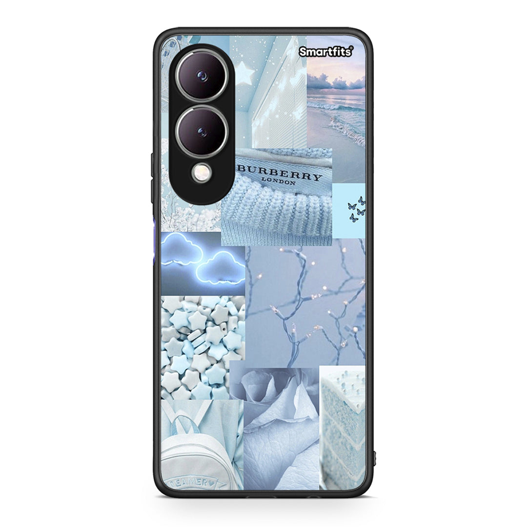 Vivo Y17s Ciel Aesthetic Collage θήκη από τη Smartfits με σχέδιο στο πίσω μέρος και μαύρο περίβλημα | Smartphone case with colorful back and black bezels by Smartfits