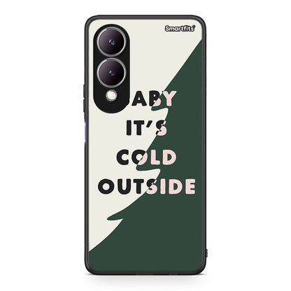 Vivo Y17s Cold Outside θήκη από τη Smartfits με σχέδιο στο πίσω μέρος και μαύρο περίβλημα | Smartphone case with colorful back and black bezels by Smartfits