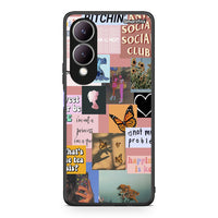 Thumbnail for Vivo Y17s Collage Bitchin Θήκη Αγίου Βαλεντίνου από τη Smartfits με σχέδιο στο πίσω μέρος και μαύρο περίβλημα | Smartphone case with colorful back and black bezels by Smartfits