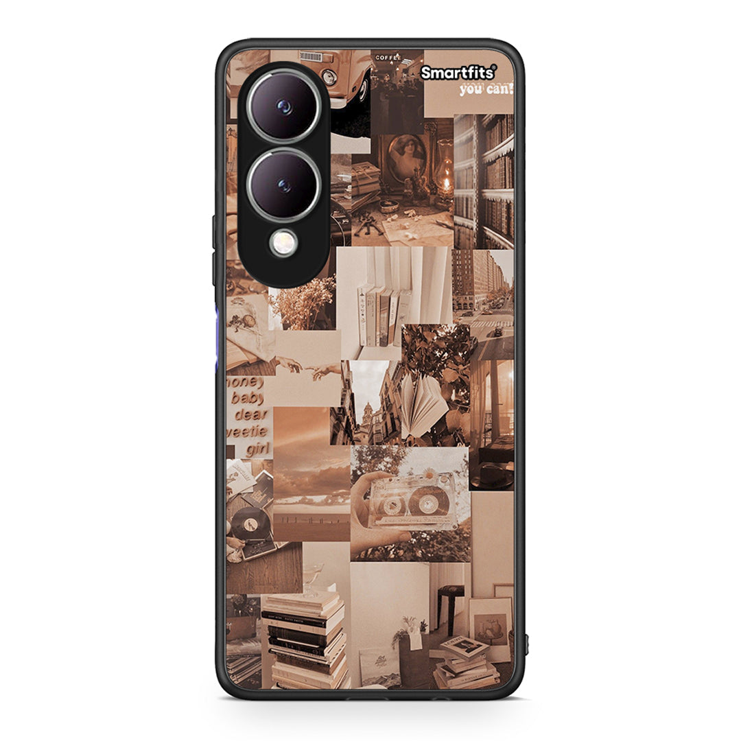 Vivo Y17s Collage You Can Θήκη Αγίου Βαλεντίνου από τη Smartfits με σχέδιο στο πίσω μέρος και μαύρο περίβλημα | Smartphone case with colorful back and black bezels by Smartfits