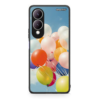 Thumbnail for Vivo Y17s Colorful Balloons θήκη από τη Smartfits με σχέδιο στο πίσω μέρος και μαύρο περίβλημα | Smartphone case with colorful back and black bezels by Smartfits