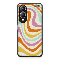 Thumbnail for Vivo Y17s Colourful Waves θήκη από τη Smartfits με σχέδιο στο πίσω μέρος και μαύρο περίβλημα | Smartphone case with colorful back and black bezels by Smartfits