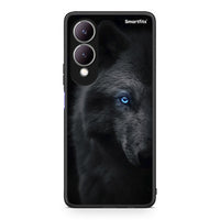 Thumbnail for Vivo Y17s Dark Wolf θήκη από τη Smartfits με σχέδιο στο πίσω μέρος και μαύρο περίβλημα | Smartphone case with colorful back and black bezels by Smartfits