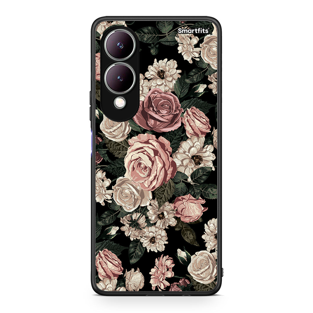 4 - Vivo Y17s Wild Roses Flower case, cover, bumper