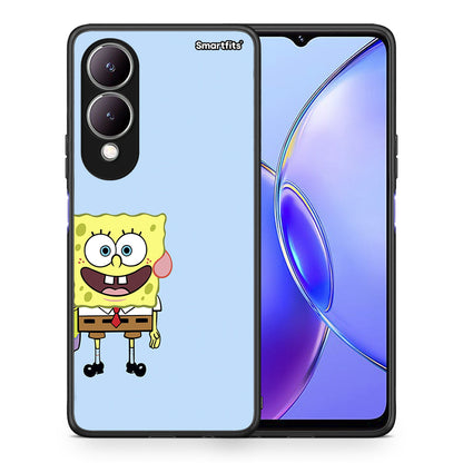 Θήκη Vivo Y17s Friends Bob από τη Smartfits με σχέδιο στο πίσω μέρος και μαύρο περίβλημα | Vivo Y17s Friends Bob case with colorful back and black bezels