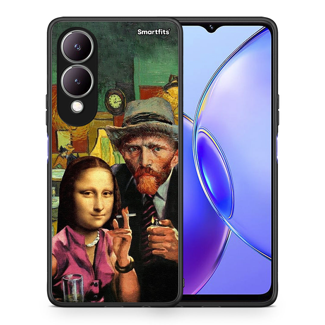 Θήκη Vivo Y17s Funny Art από τη Smartfits με σχέδιο στο πίσω μέρος και μαύρο περίβλημα | Vivo Y17s Funny Art case with colorful back and black bezels