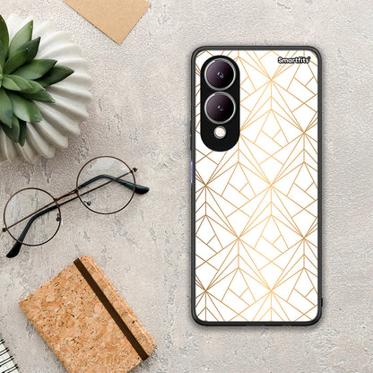 Geometric Luxury White - Vivo Y17s θήκη