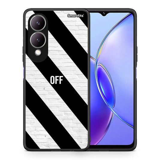 Θήκη Vivo Y17s Get Off από τη Smartfits με σχέδιο στο πίσω μέρος και μαύρο περίβλημα | Vivo Y17s Get Off case with colorful back and black bezels