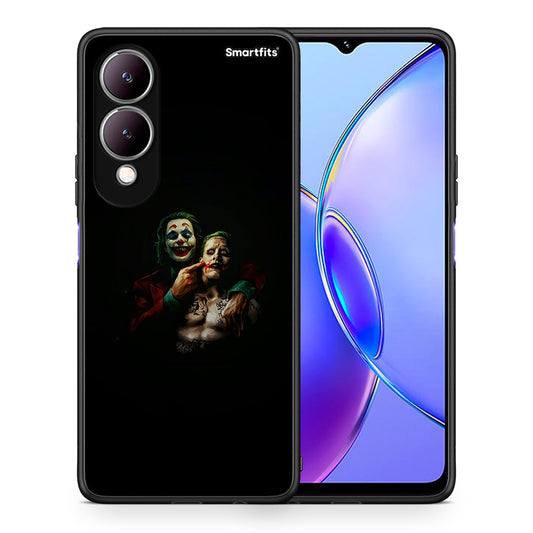 Θήκη Vivo Y17s Clown Hero από τη Smartfits με σχέδιο στο πίσω μέρος και μαύρο περίβλημα | Vivo Y17s Clown Hero case with colorful back and black bezels