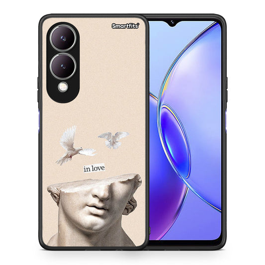 Θήκη Vivo Y17s In Love από τη Smartfits με σχέδιο στο πίσω μέρος και μαύρο περίβλημα | Vivo Y17s In Love case with colorful back and black bezels