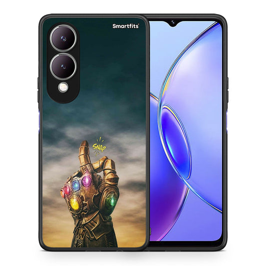 Θήκη Vivo Y17s Infinity Snap από τη Smartfits με σχέδιο στο πίσω μέρος και μαύρο περίβλημα | Vivo Y17s Infinity Snap case with colorful back and black bezels