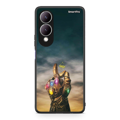 Vivo Y17s Infinity Snap θήκη από τη Smartfits με σχέδιο στο πίσω μέρος και μαύρο περίβλημα | Smartphone case with colorful back and black bezels by Smartfits