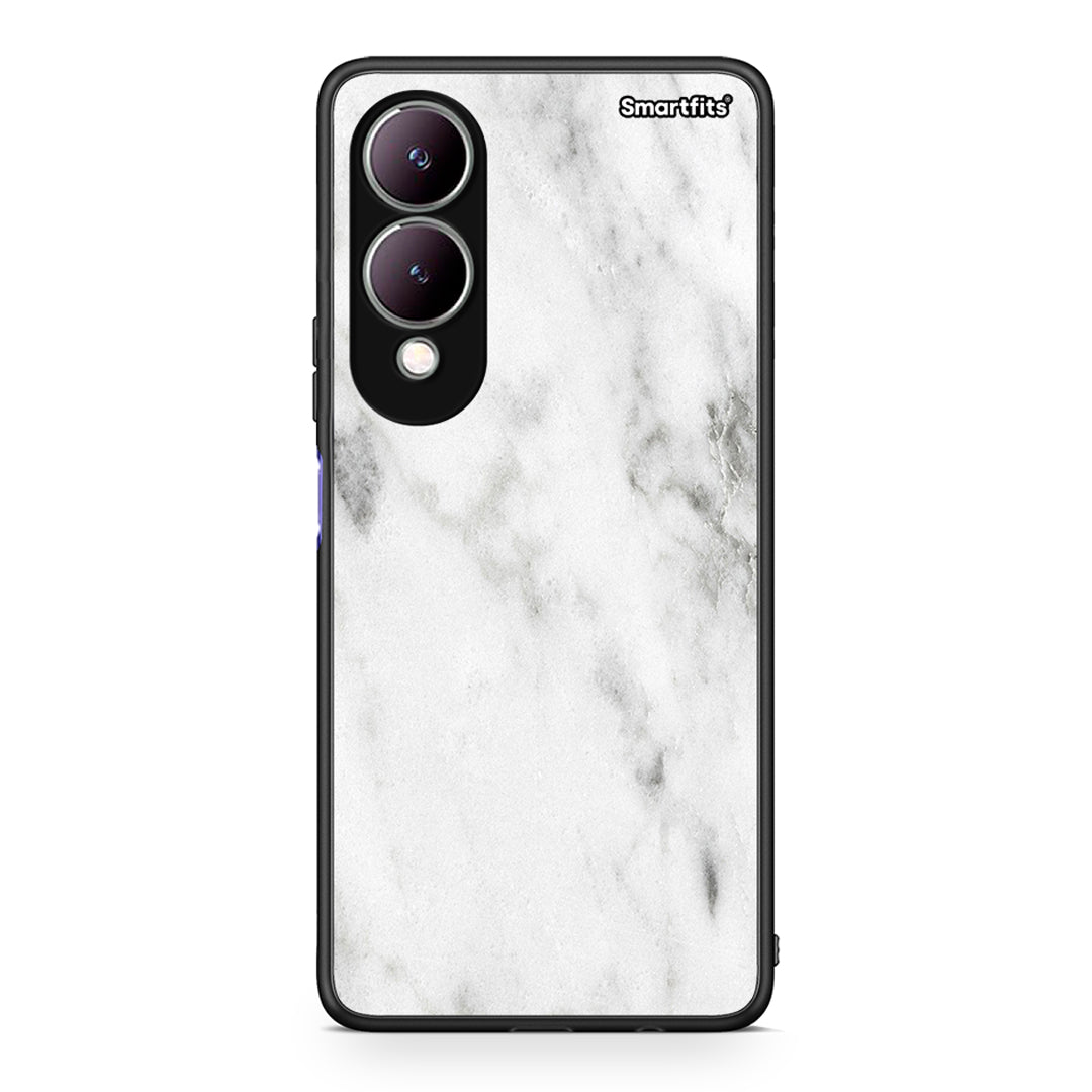 2 - Vivo Y17s White marble case, cover, bumper