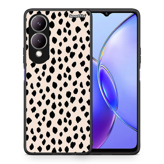 Θήκη Vivo Y17s New Polka Dots από τη Smartfits με σχέδιο στο πίσω μέρος και μαύρο περίβλημα | Vivo Y17s New Polka Dots case with colorful back and black bezels