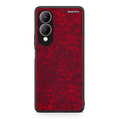 Vivo Y17s Paisley Cashmere θήκη από τη Smartfits με σχέδιο στο πίσω μέρος και μαύρο περίβλημα | Smartphone case with colorful back and black bezels by Smartfits